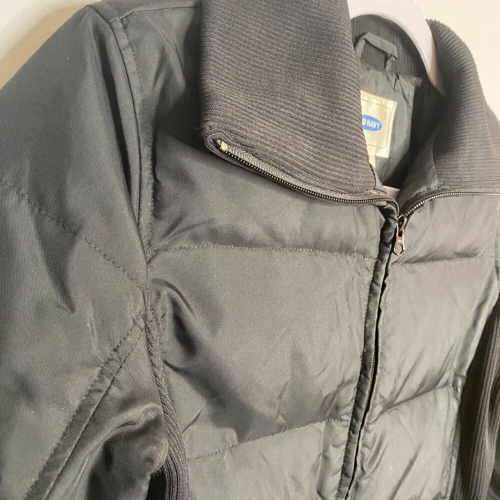 Old Navy Down Stuffed Jacket Thick Nylon Panels Womens XS - Picture 3 of 11